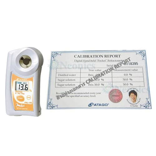 Atago PAL-14S เครื่องวัดน้ำตาลฟรุกโตส Fructose Refractometer แบบดิจิตอล  พร้อมใบรับรอง Certificate