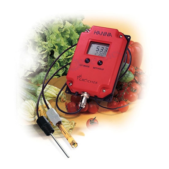 HI991401-02 GroChek Waterproof pH and Temperature Monitor