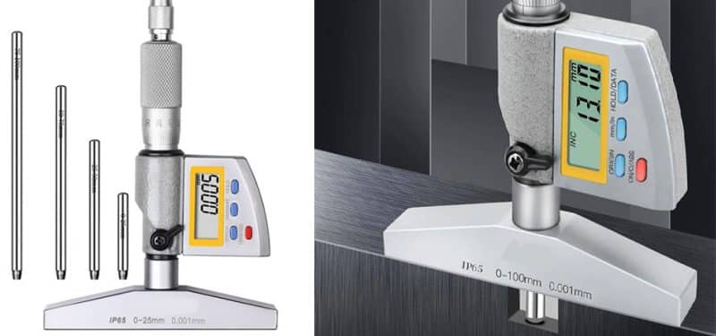 Depth Micr ไมโครมิเตอร์วัดลึก (Depth micrometer) ด้วยความแม่นยำ